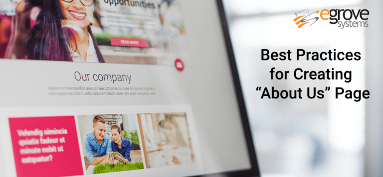 about us page