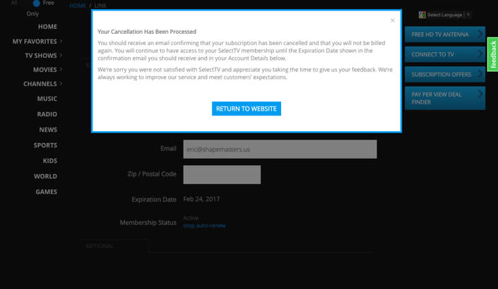 Freecast Screen1