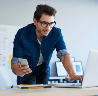 person with labtop