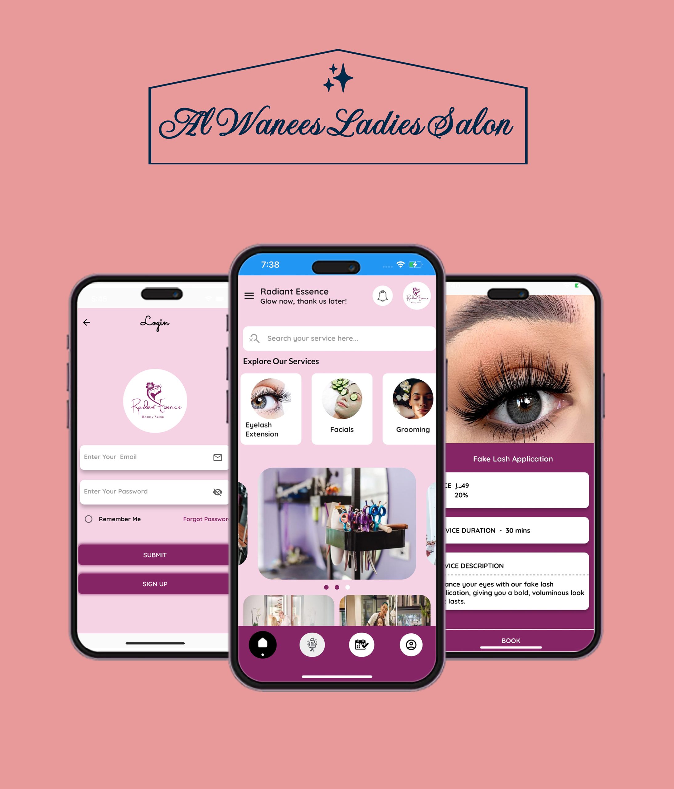 2. Al Wanees Ladies Saloon Portfolio Image