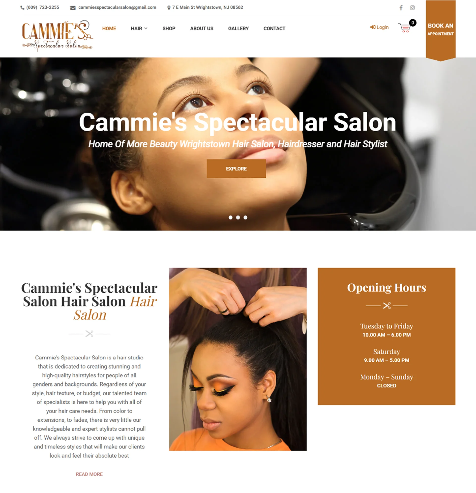 Cammies Spectacular Salon