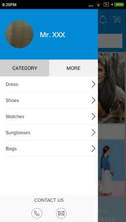 Magento app builder menu page