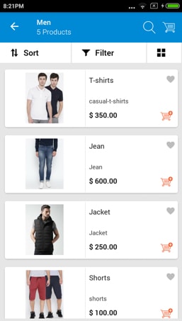 Magento app builder product page