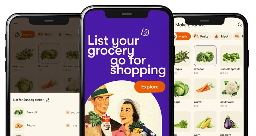 Supermarket Grocery Delivery Mobile App